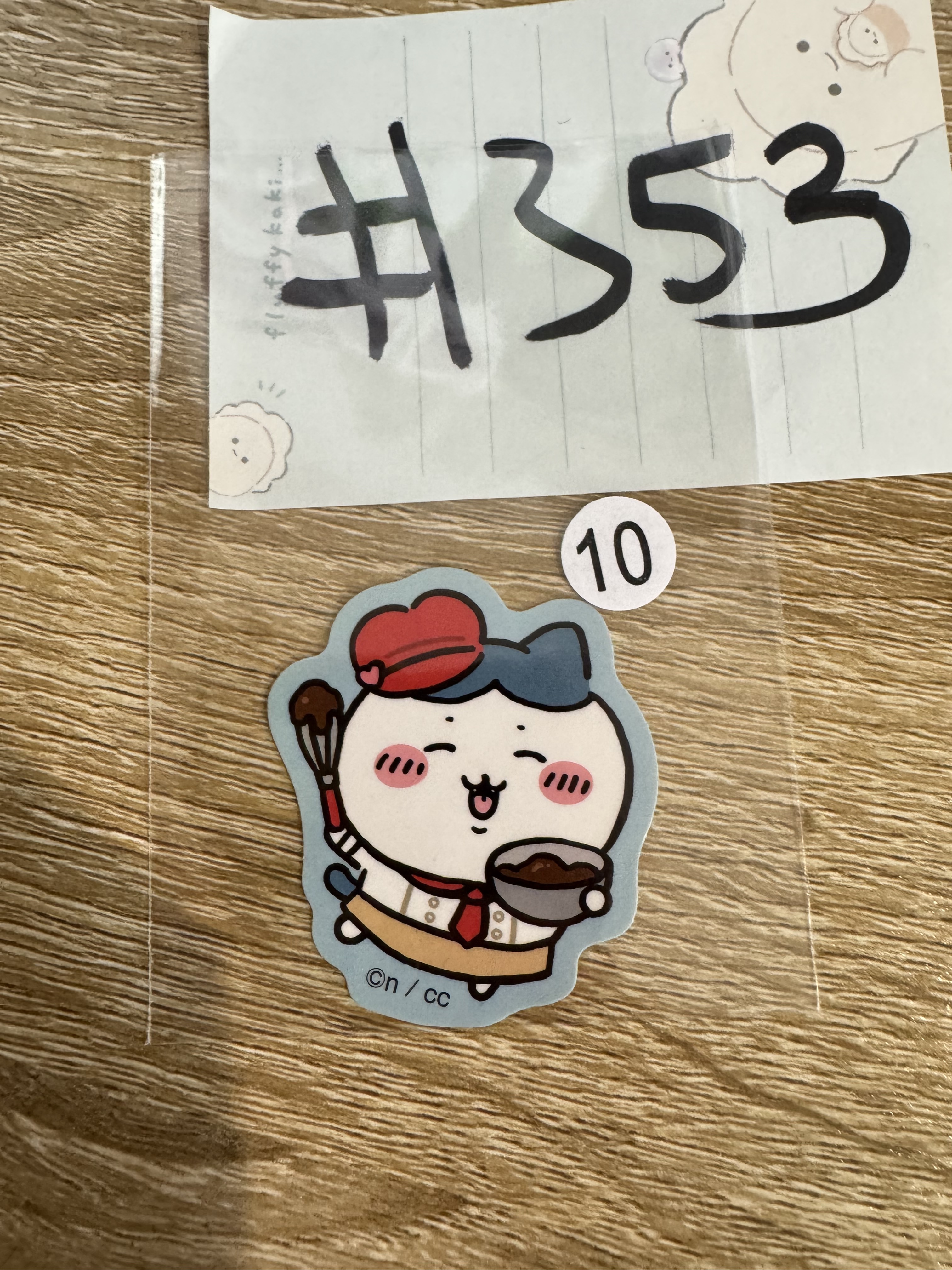 CHIIKAWA 八字貓 貼紙 #353