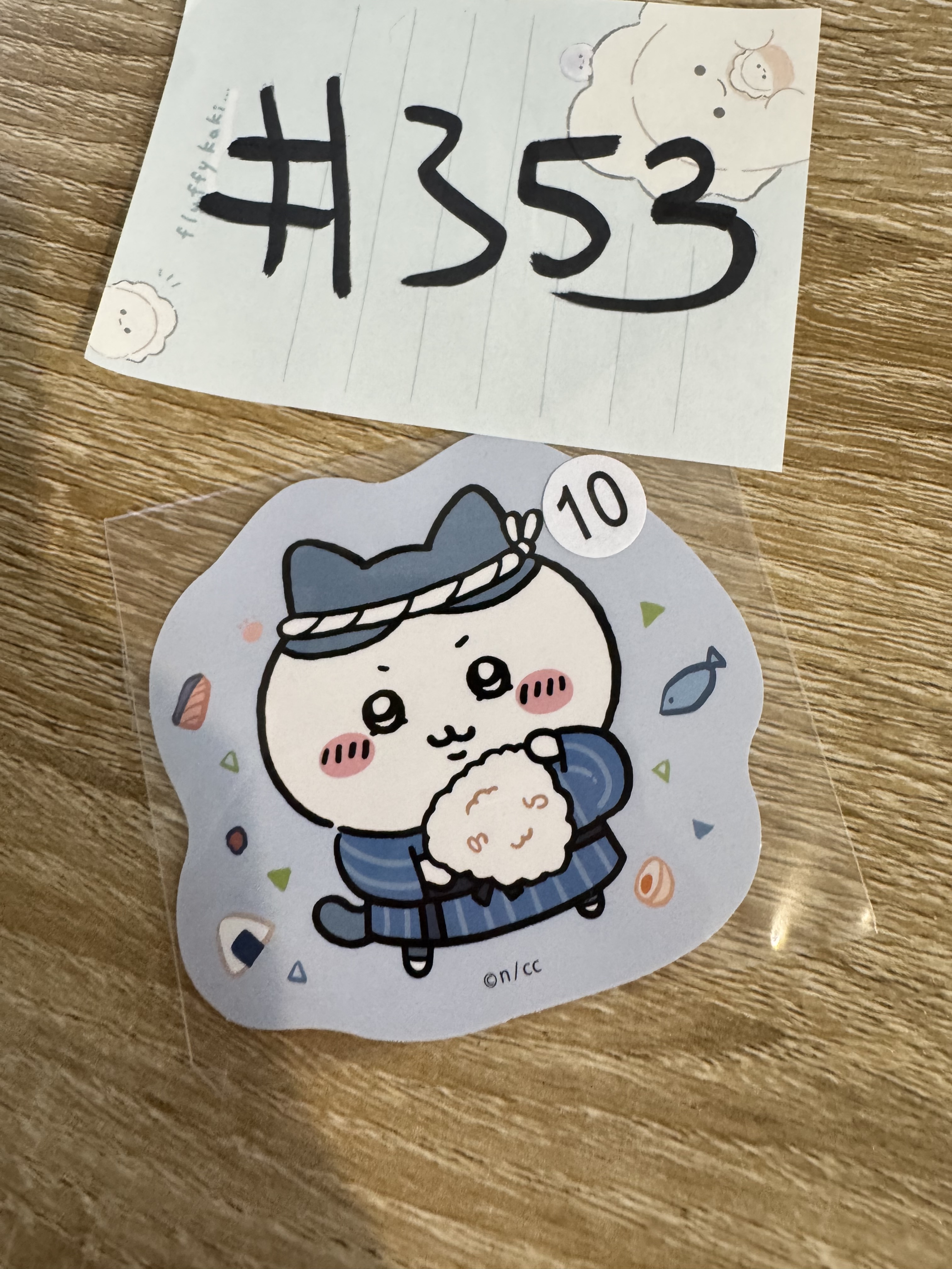 CHIIKAWA 八字貓 貼紙 #353