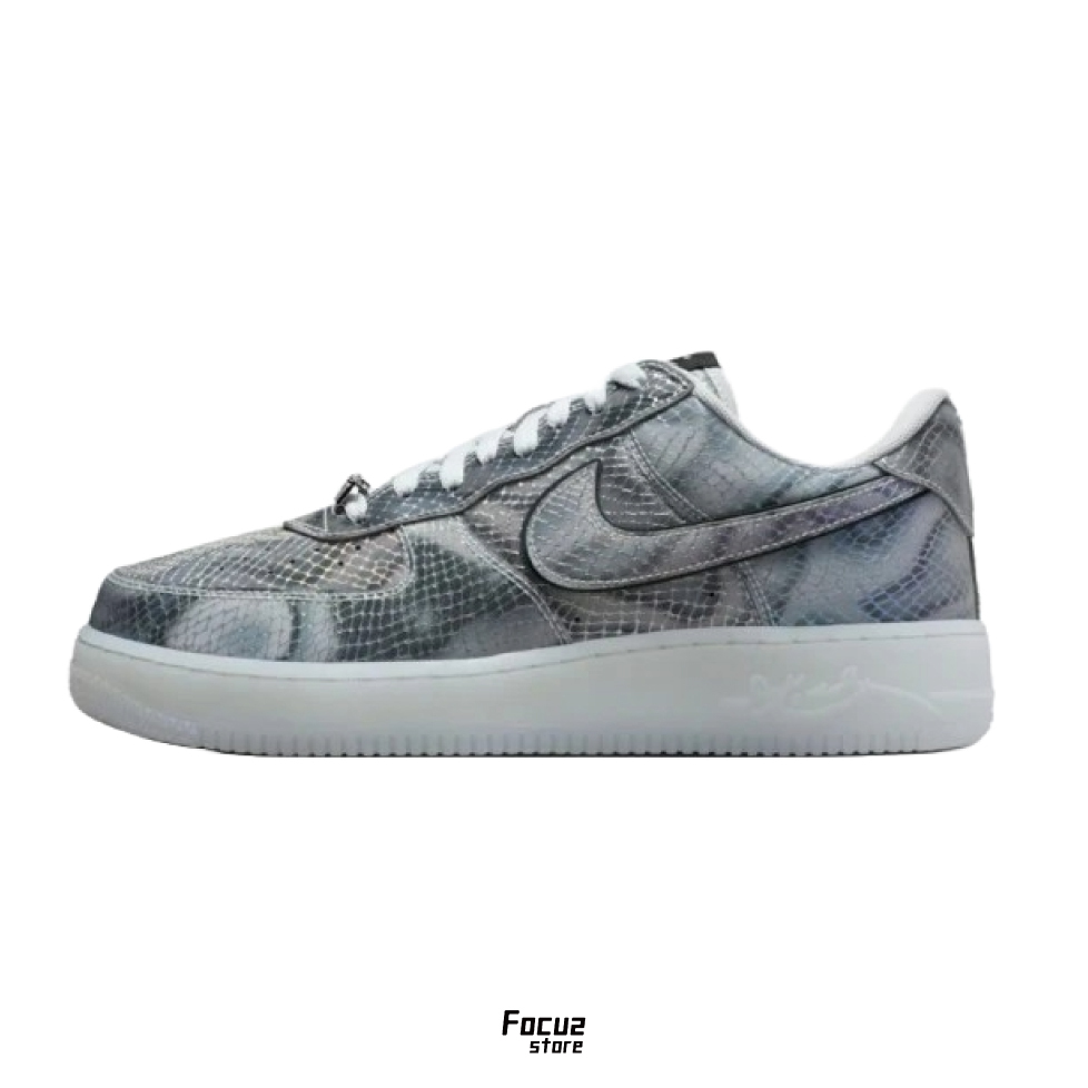 【Focus Store】預購 Kobe Bryant x Nike Air Force 1 Low "Lenticular" 銀色 蛇紋 II3925-400