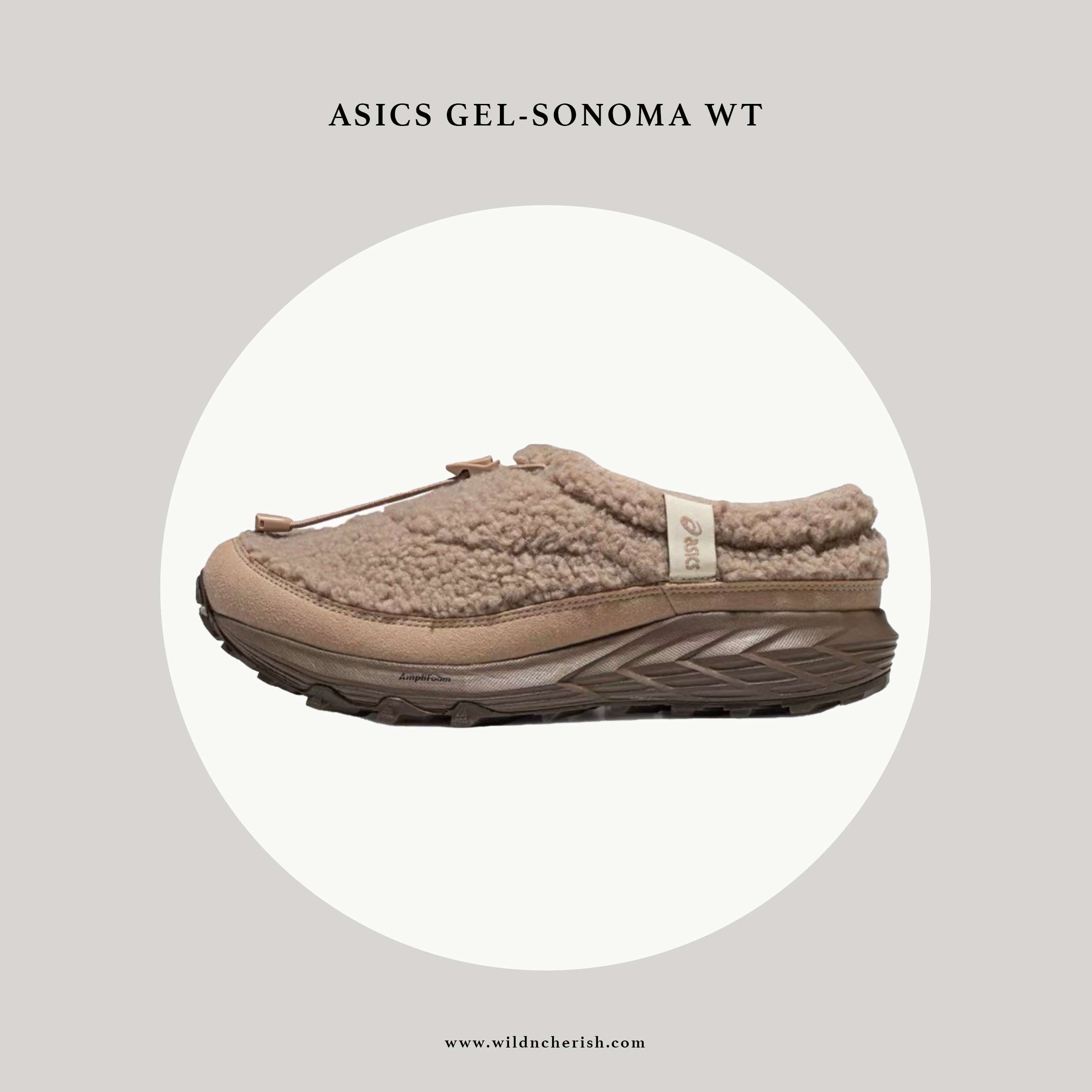 預訂 | Asics Gel-Sonoma WT 毛毛款 啡色