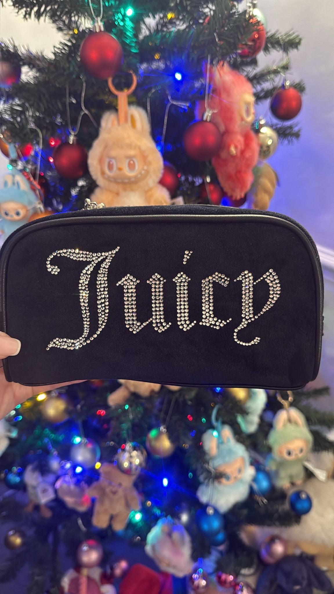 英國代購 (獨立訂單)-JUICY COUTURE IRIS FLAT BEAUTY BAG