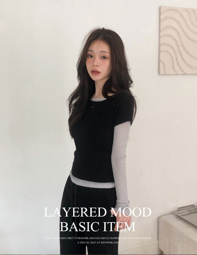 秋冬預訂｜絨吊墜基本款短袖T 恤