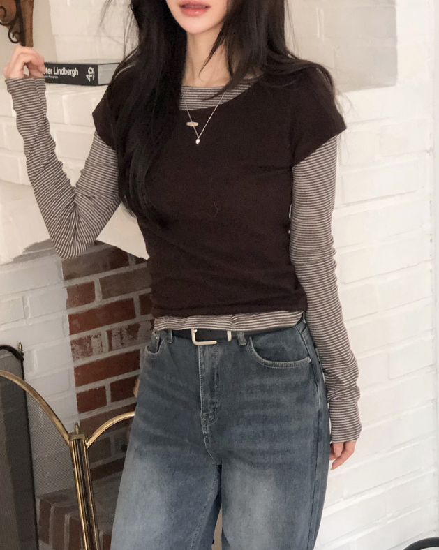 秋冬預訂｜絨吊墜基本款短袖T 恤