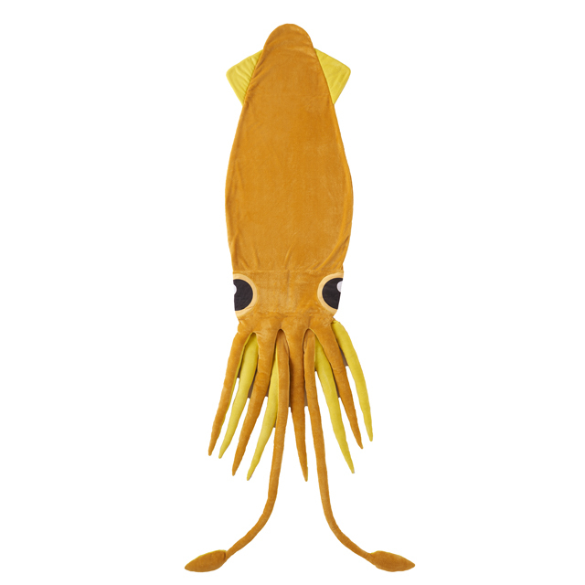 日本MARUSHIN 大魷魚造型毛毯 (164×75cm)  - 930481