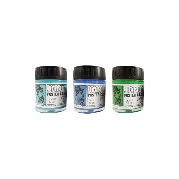 JANUA 老人牌 廣告顏料 30ml 冷色系 034-A70