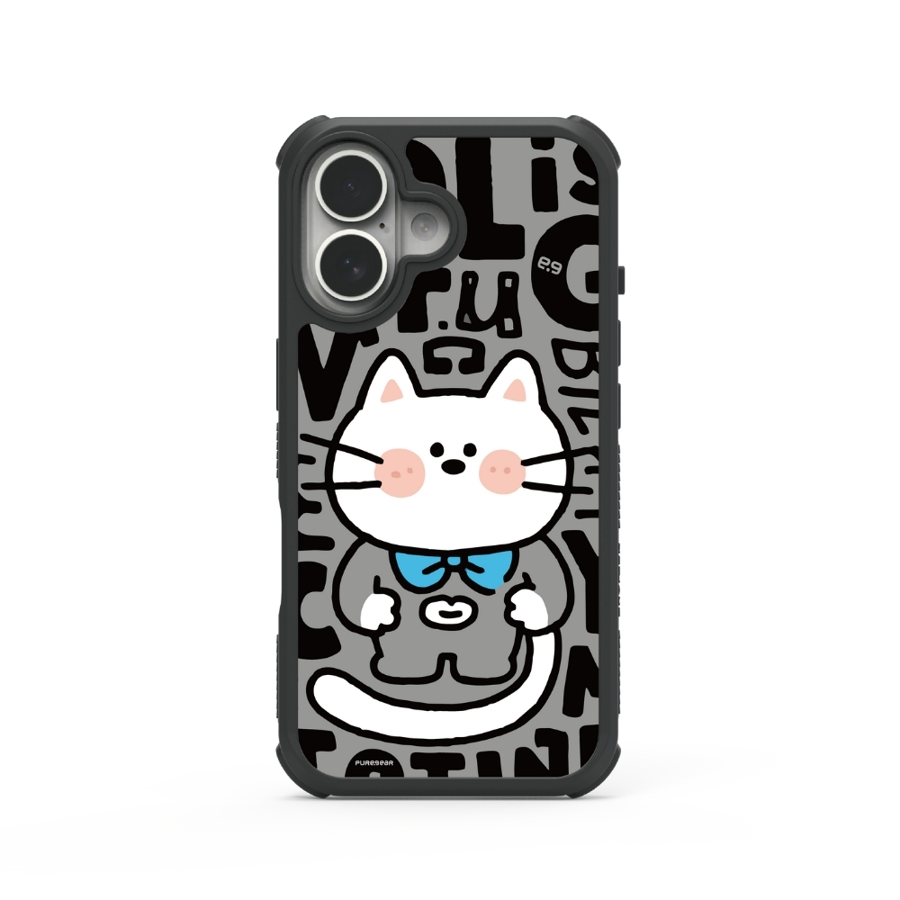 iPhone 輕坦克防摔手機殼 / 紳士喵喵(Designer style)