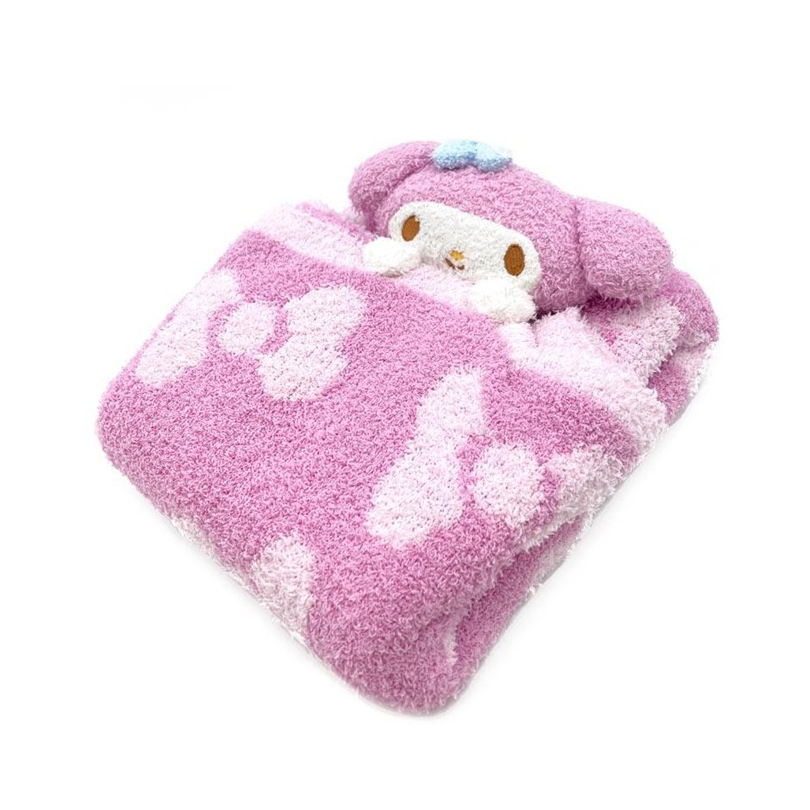 日本MARUSHIN My Melody 70×100cm (探頭款) 毛毯 -930634