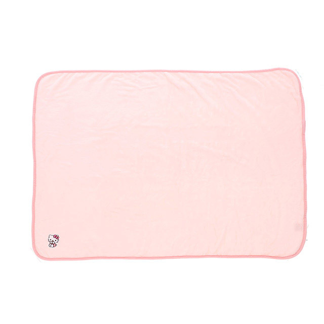 日本MARUSHIN Hello Kitty 70×100cm 毛毯連束口袋 -879018