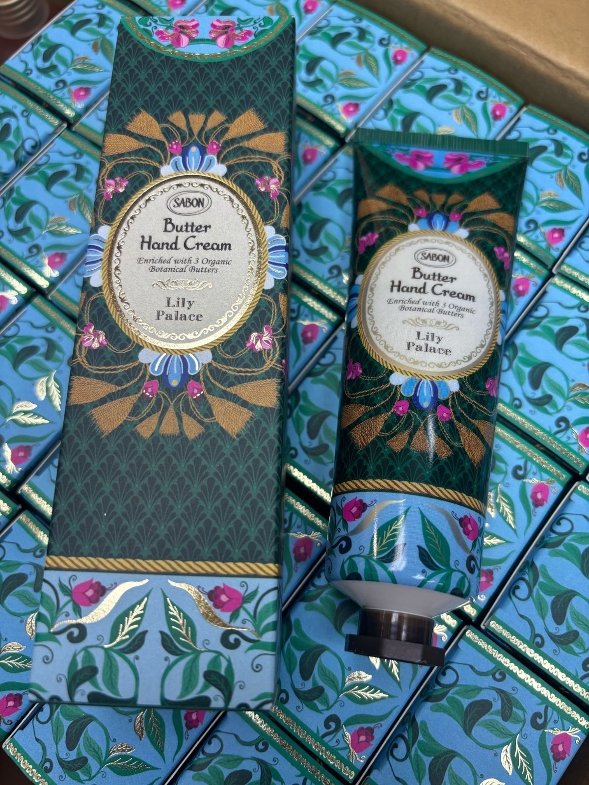 🌸SABON 極潤護手霜75ML琉璃百合  z666（2-3星期寄出）