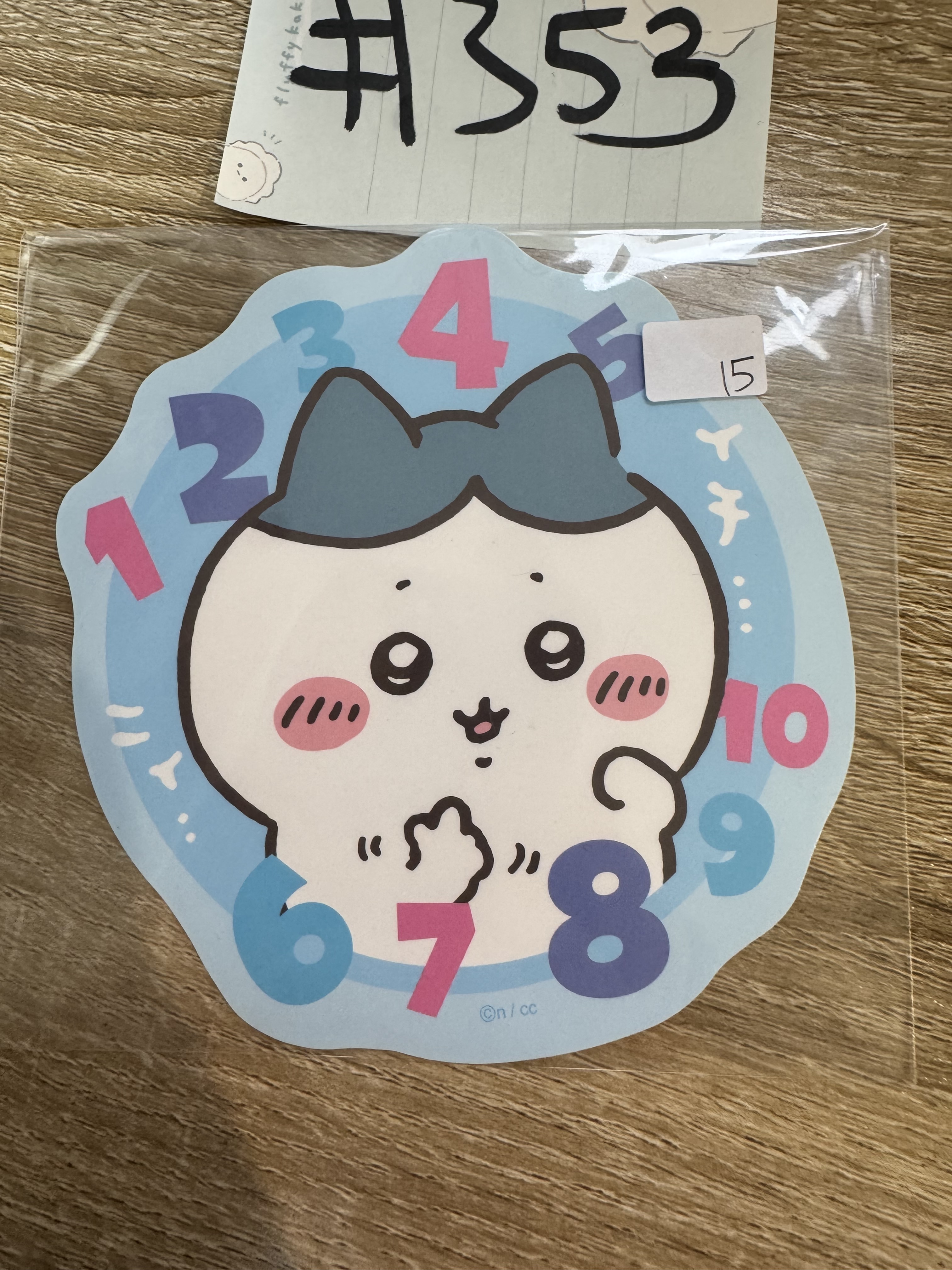 CHIIKAWA  八字爺 貼紙#353