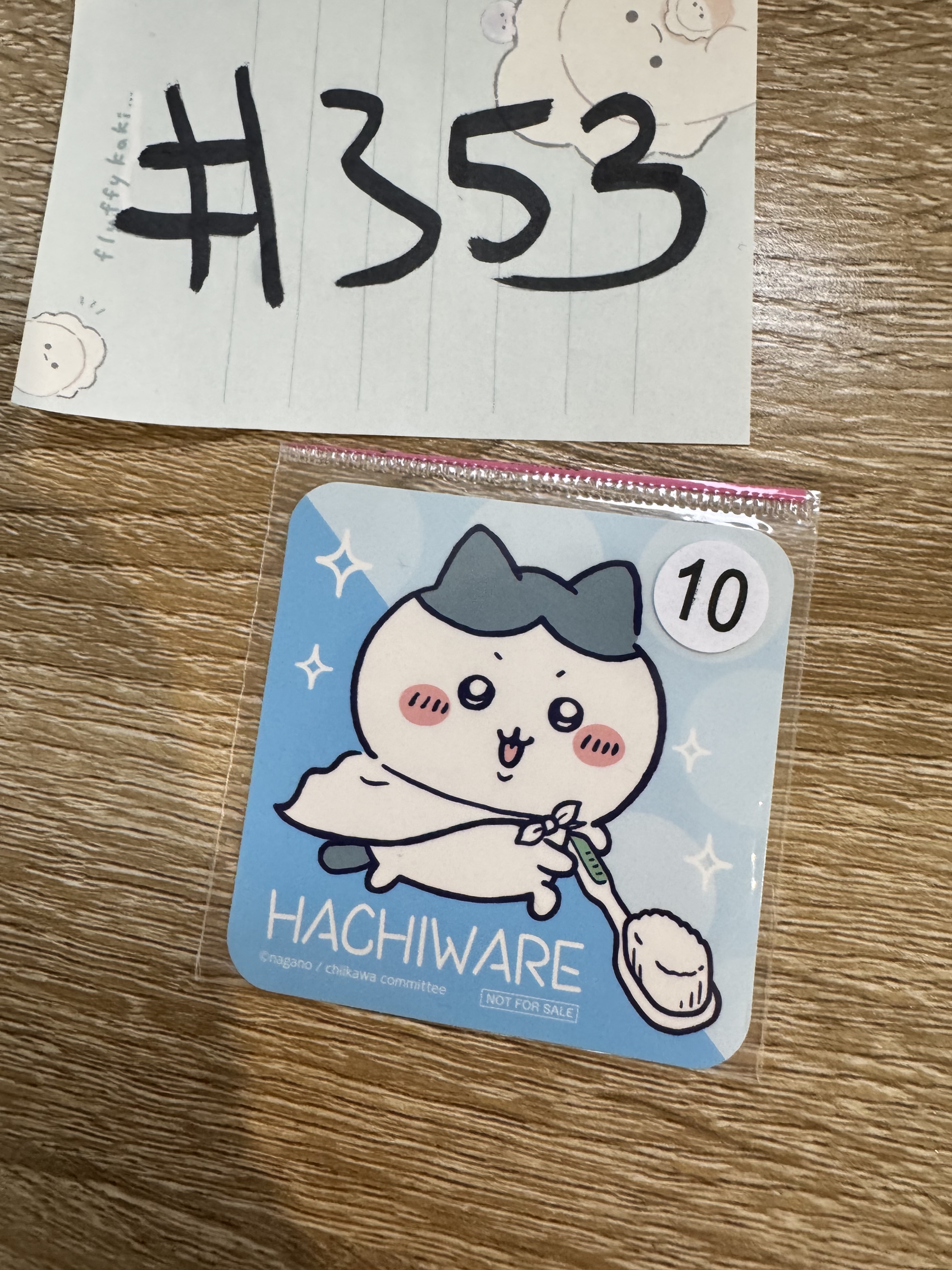 CHIIKAWA  八字貓 貼紙#353