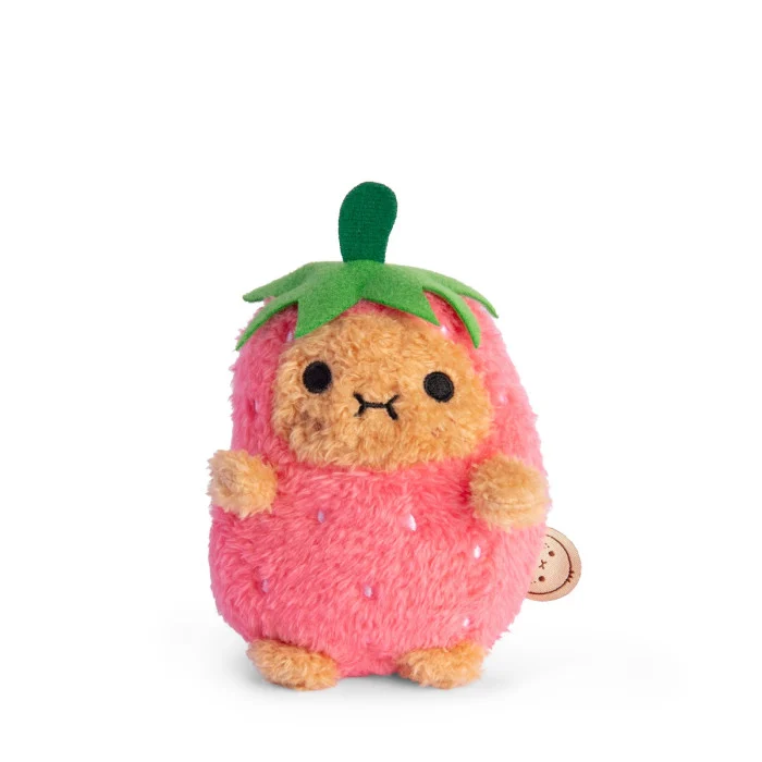 NOODOLL Strawberry Ricespud Mini Sitting Plush Toy