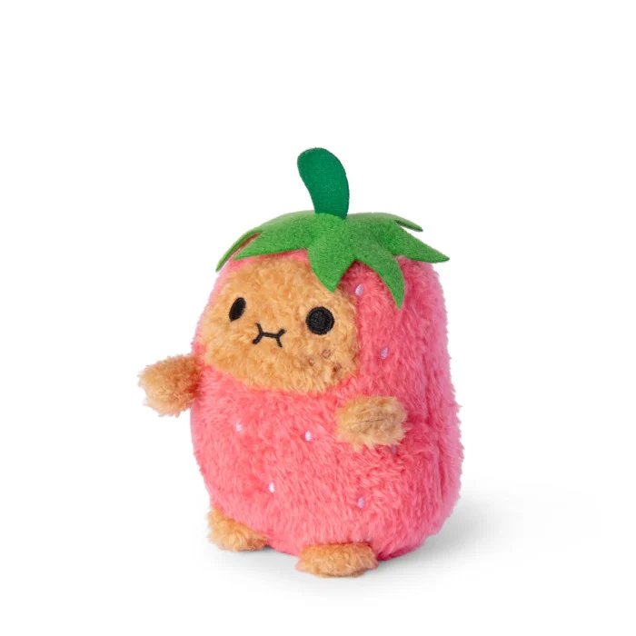 NOODOLL Strawberry Ricespud Mini Sitting Plush Toy