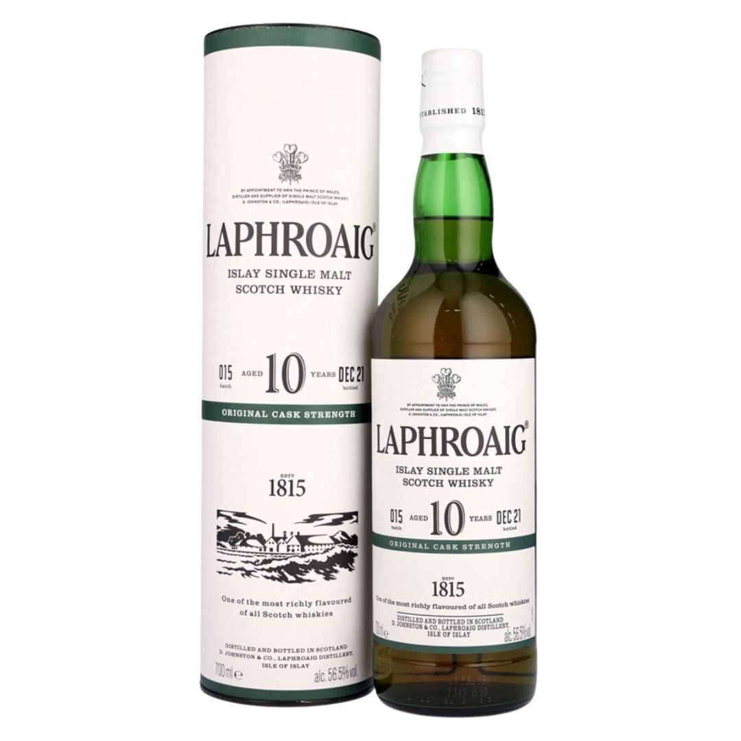 Laphroaig 10 Year Old Cask Strength Batch 15 Single Malt Scotch Whisky 700mL