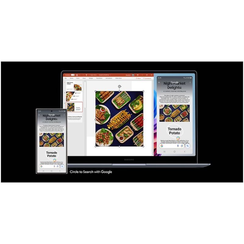 DTSL_Samsung Galaxy Book4 Edge 15.6 inch_Link Your Phone Unleash Galaxy AI on PC