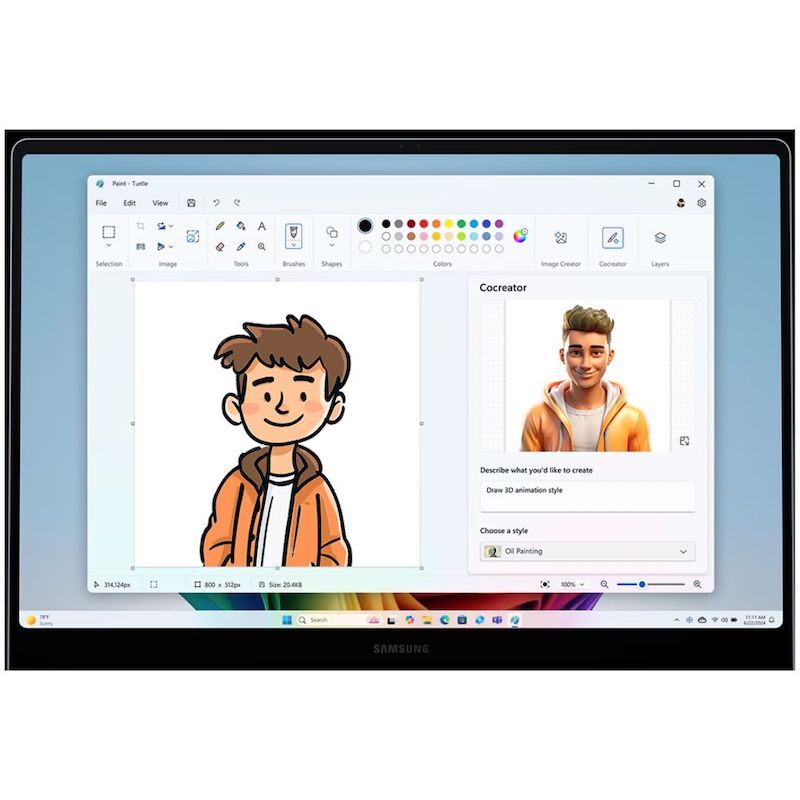 DTSL_Samsung Galaxy Book4 Edge 15.6 inch_Imagine Sketch Cocreator Does the Rest