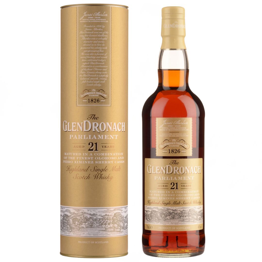 Glendronach 21 Year Old Sherry cask Matured Single Malt Whisky 700mL (舊包裝)