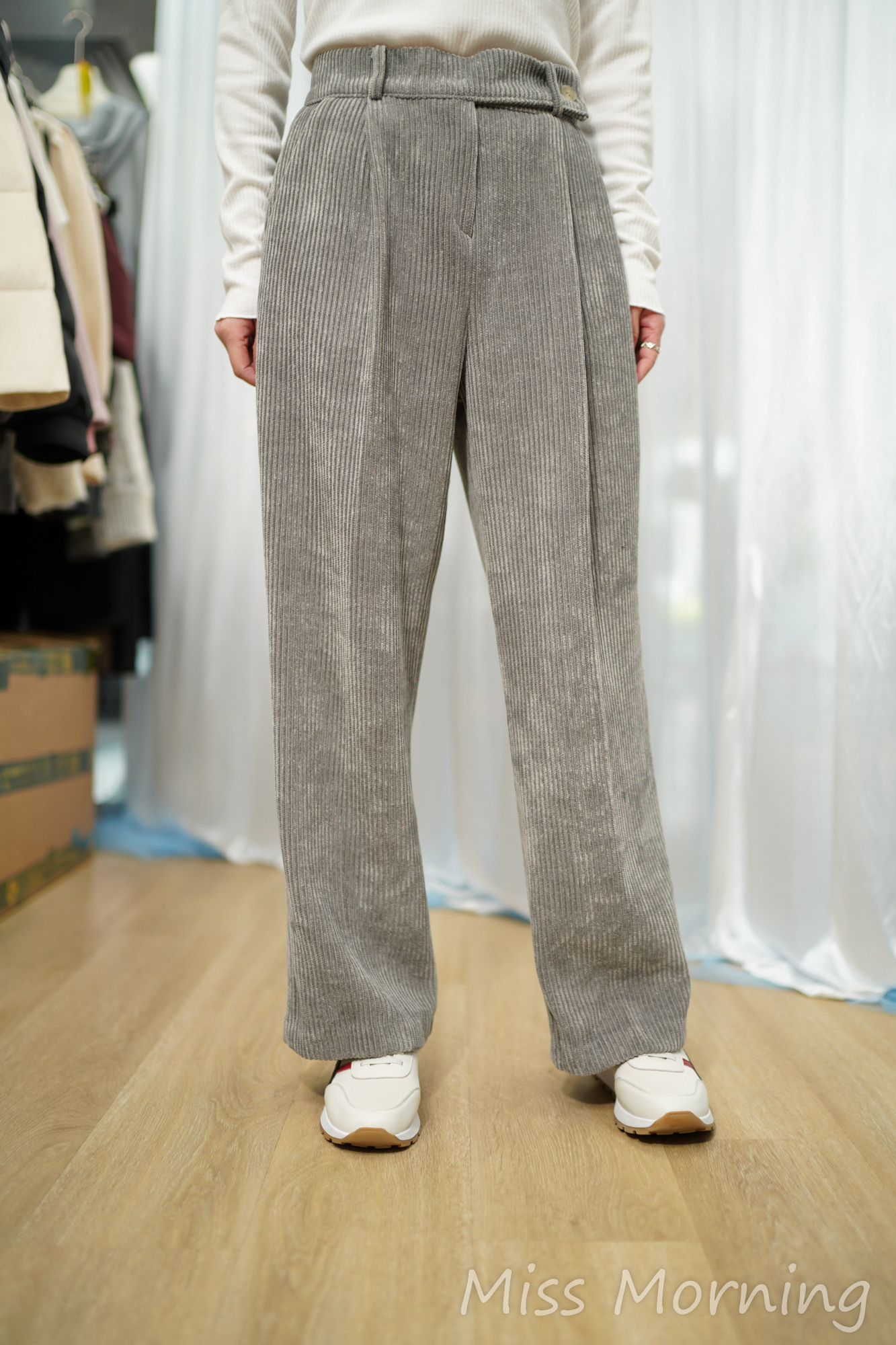 悠閑cut絨褲(34049)