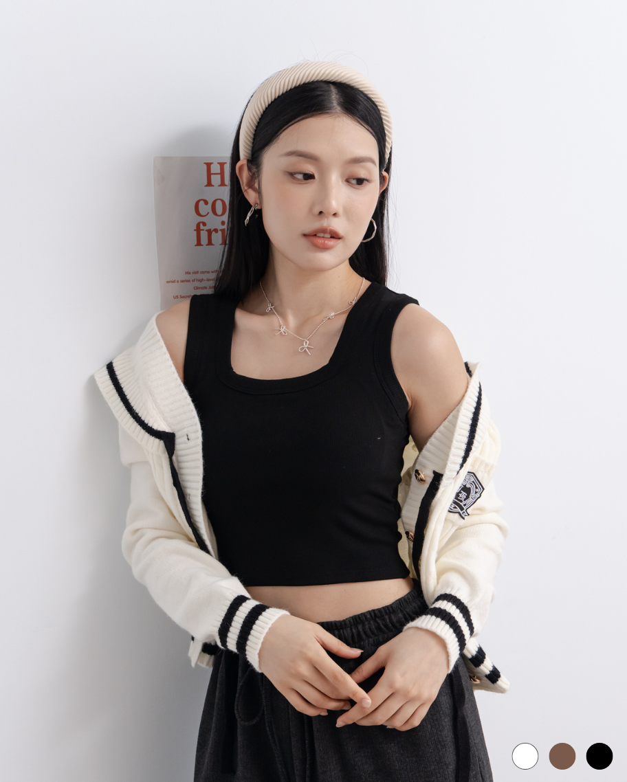 保暖磨毛方領小可愛