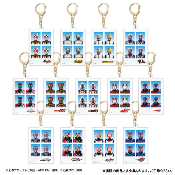 242018 Pbandai 預訂 2026/2月 仮面ライダーシリーズ アクリルキーホルダーIDphoto B BOX（13個入り）