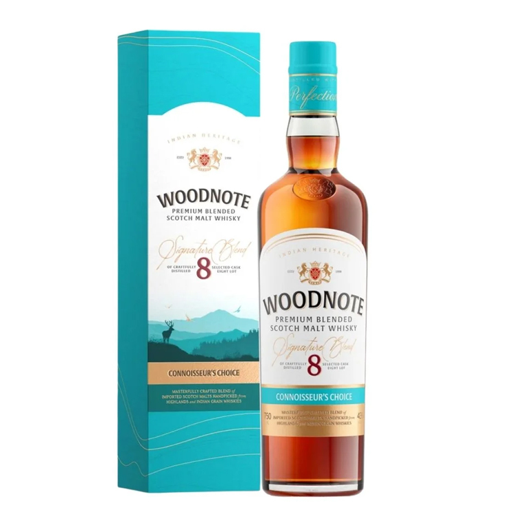 Woodnote Premium Blended Select Cask Whisky 750ml
