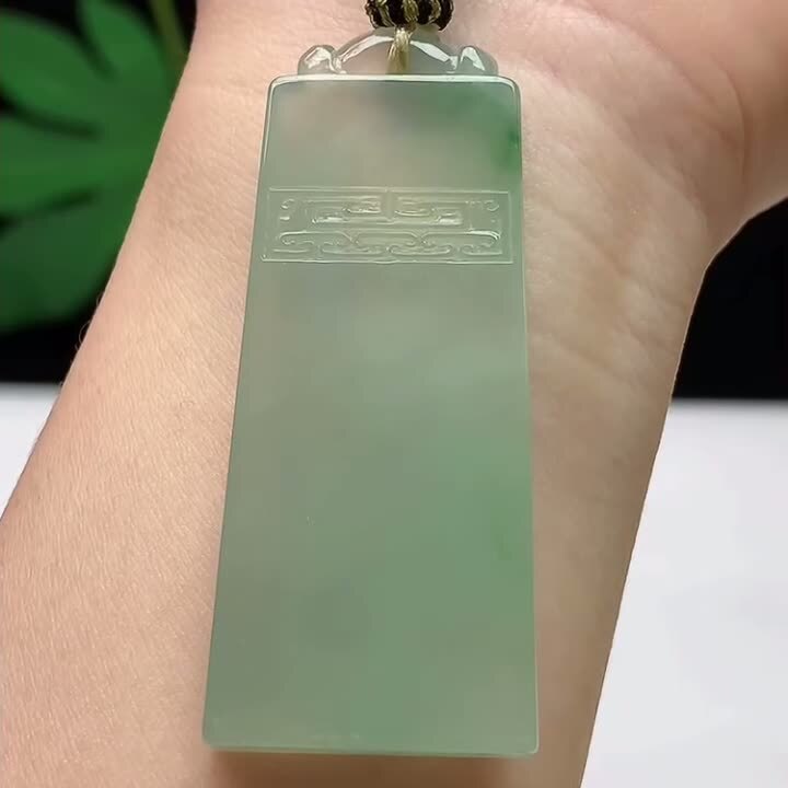 翡翠無事牌,天然翡翠A玉, 緬甸玉, Jade, Jadeite