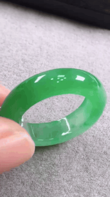 1126320 翡翠冰綠指環