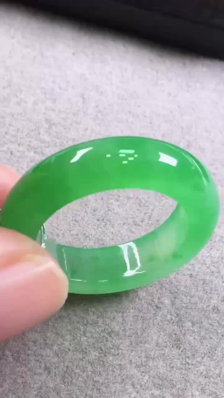 翡翠冰綠指環,天然翡翠A玉, 緬甸玉, Jade, Jadeite