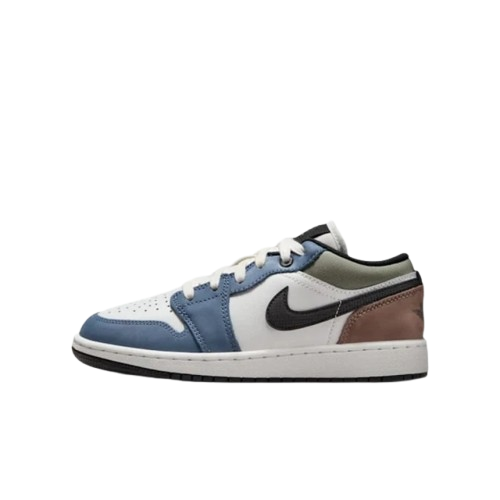 【官網限定】Jordan 1 Low "Diffused Blue" 拼接 大童鞋 HV5973-101 XI
