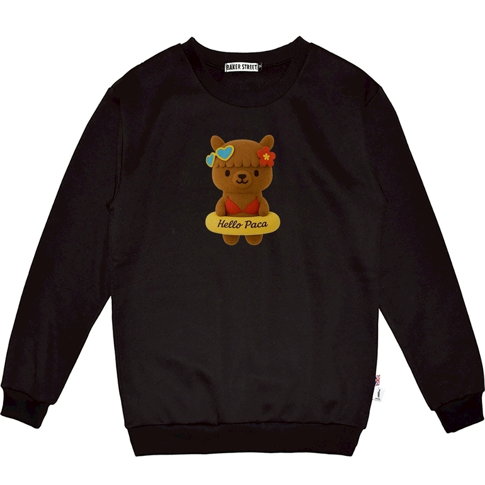 hello paca 高磅數長袖圓T