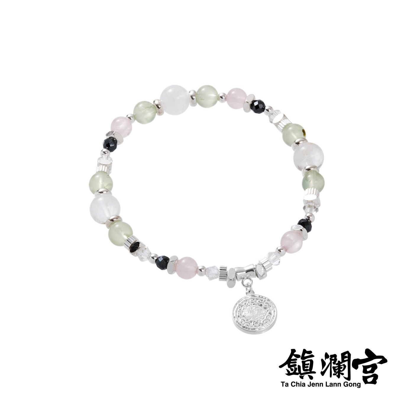 平價飾品,鎮瀾宮聯名,大甲媽,天然石,手鍊