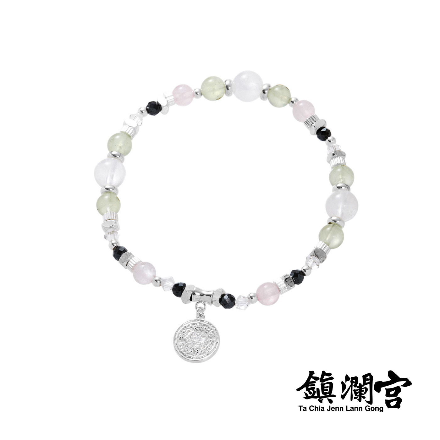 平價飾品,鎮瀾宮聯名,大甲媽,天然石,手鍊