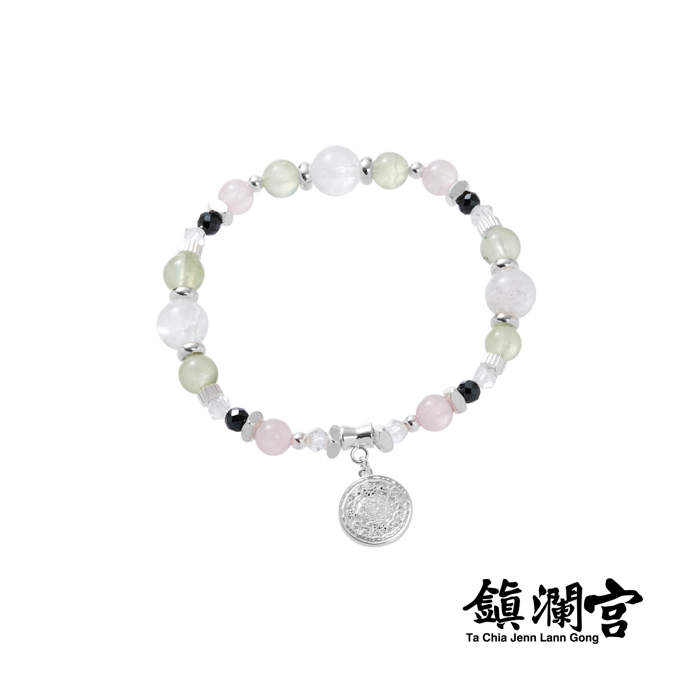 平價飾品,鎮瀾宮聯名,大甲媽,天然石,手鍊