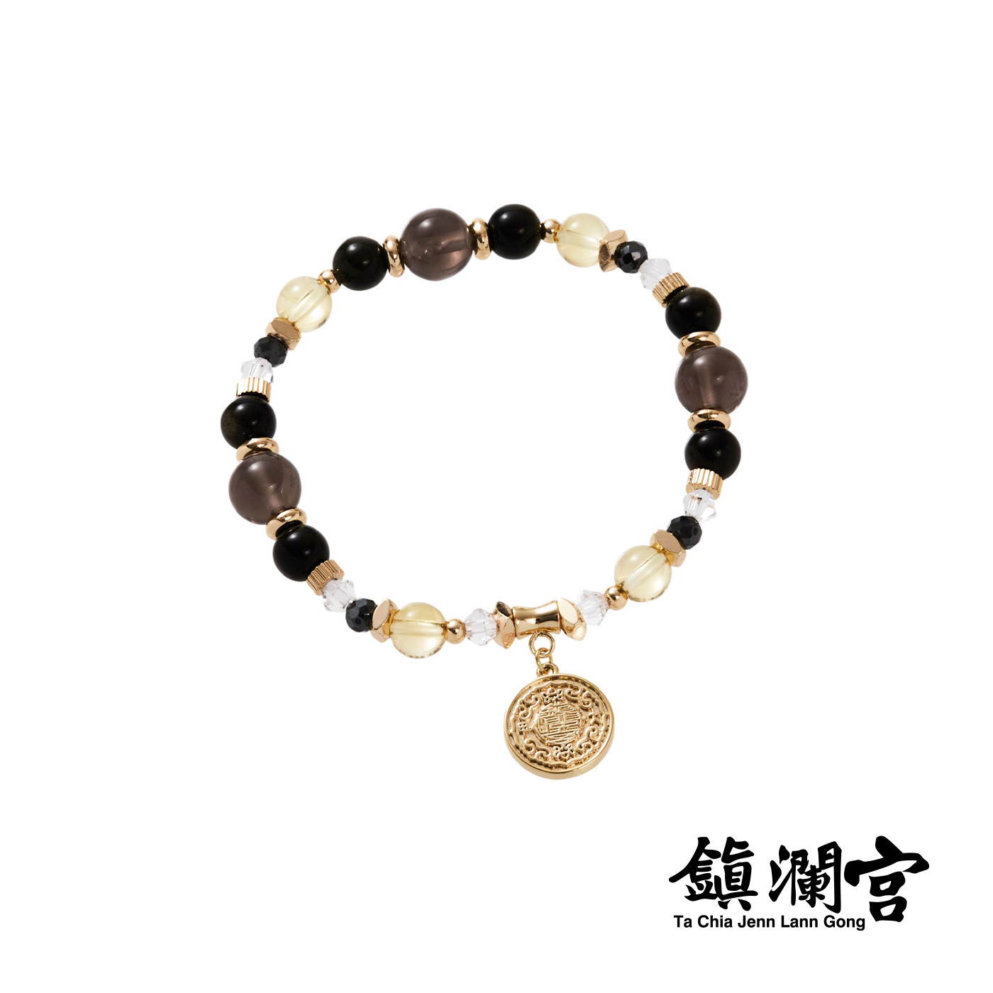 平價飾品,鎮瀾宮聯名,大甲媽,天然石,手鍊