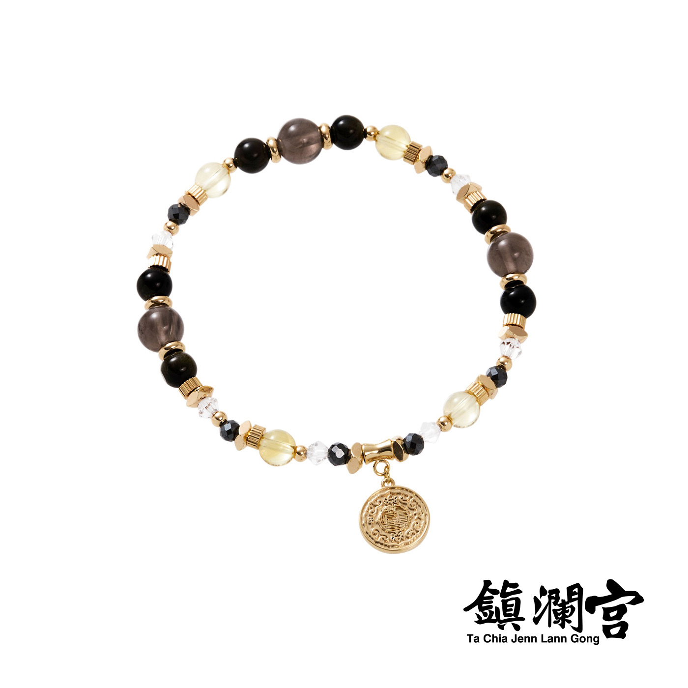 平價飾品,鎮瀾宮聯名,大甲媽,天然石,手鍊