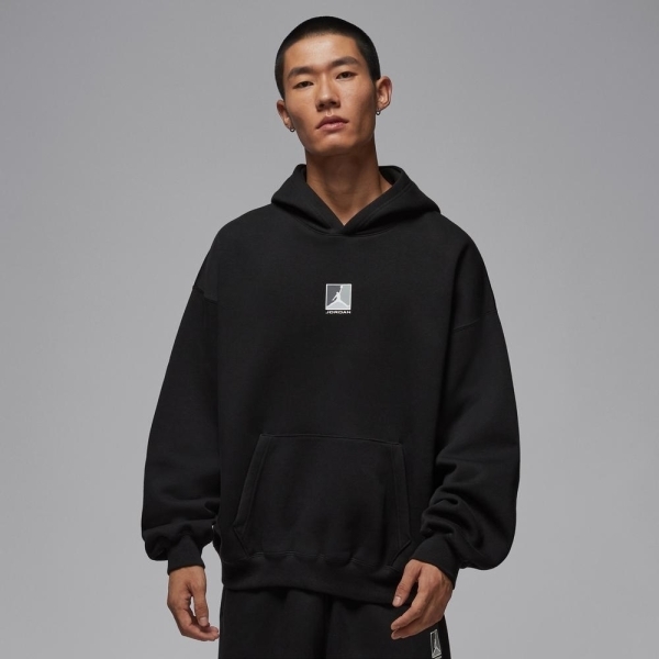 【官網限定】NIKE AS M J BRK GFX PO HD 磨毛 寬鬆帽踢 米白 HV0545-133 黑 HV0545-010 XI