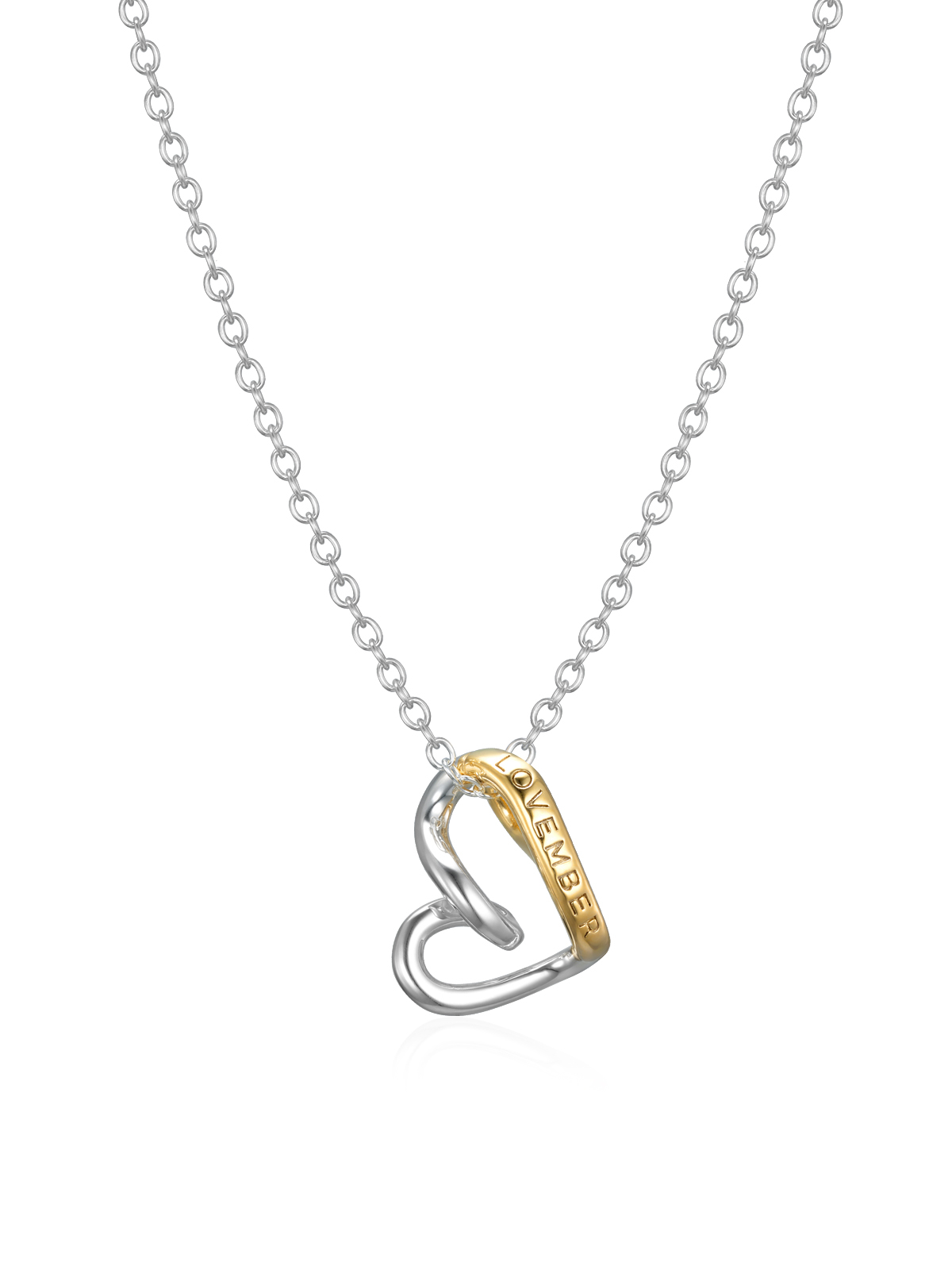 【LOVEMBER】Heart Line Necklace