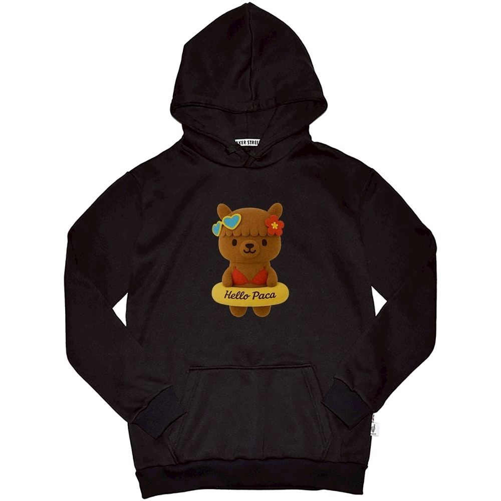 hello paca 高磅數長袖帽T