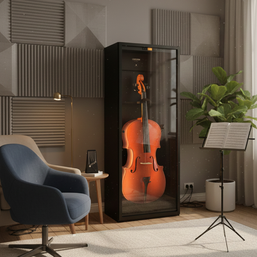 LENTHEM LENTHEM / DMI-355DT 防潮櫃 (大提琴適用) 第 2 張圖片｜三峽弦樂器