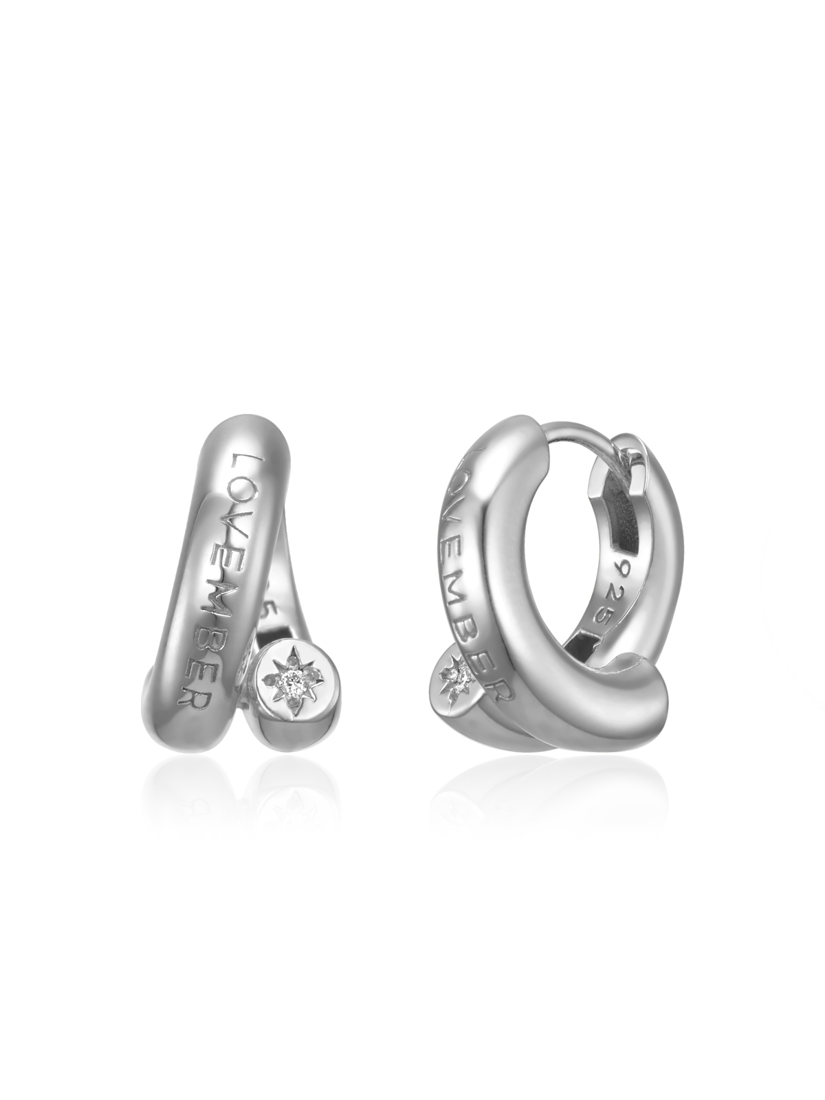 【LOVEMBER】Spakle Hoops