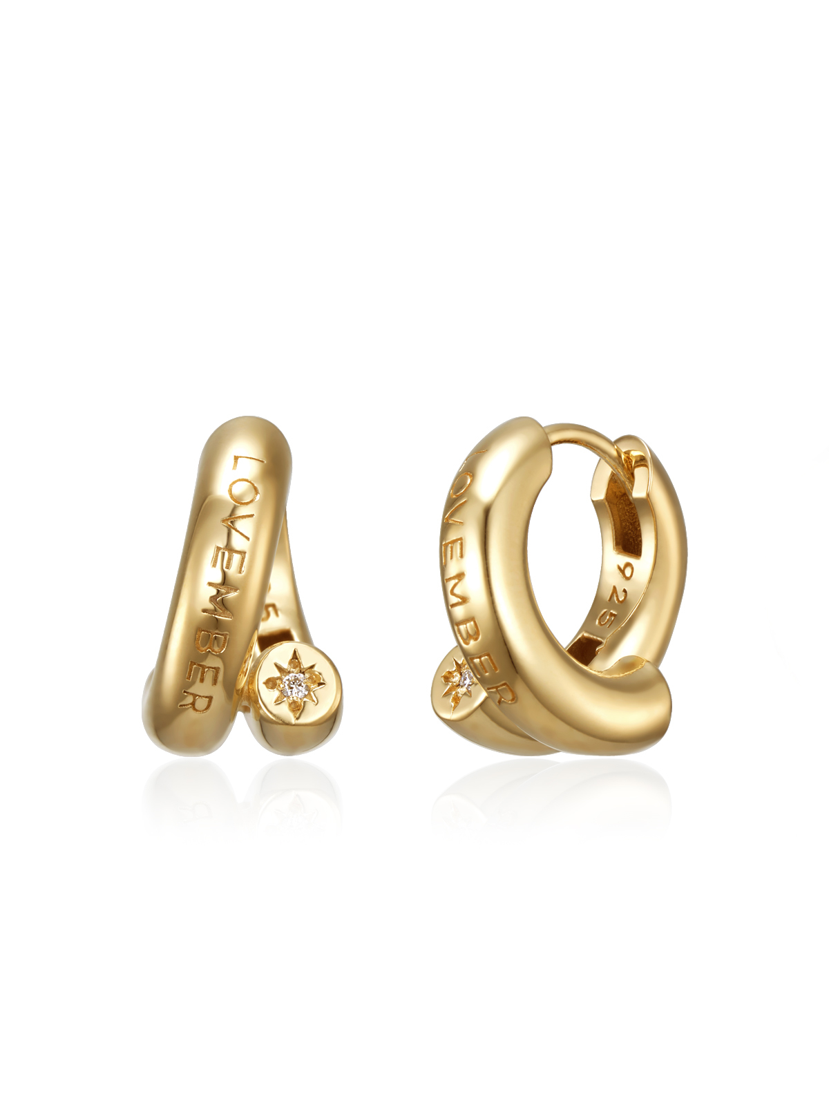 【LOVEMBER】Spakle Hoops