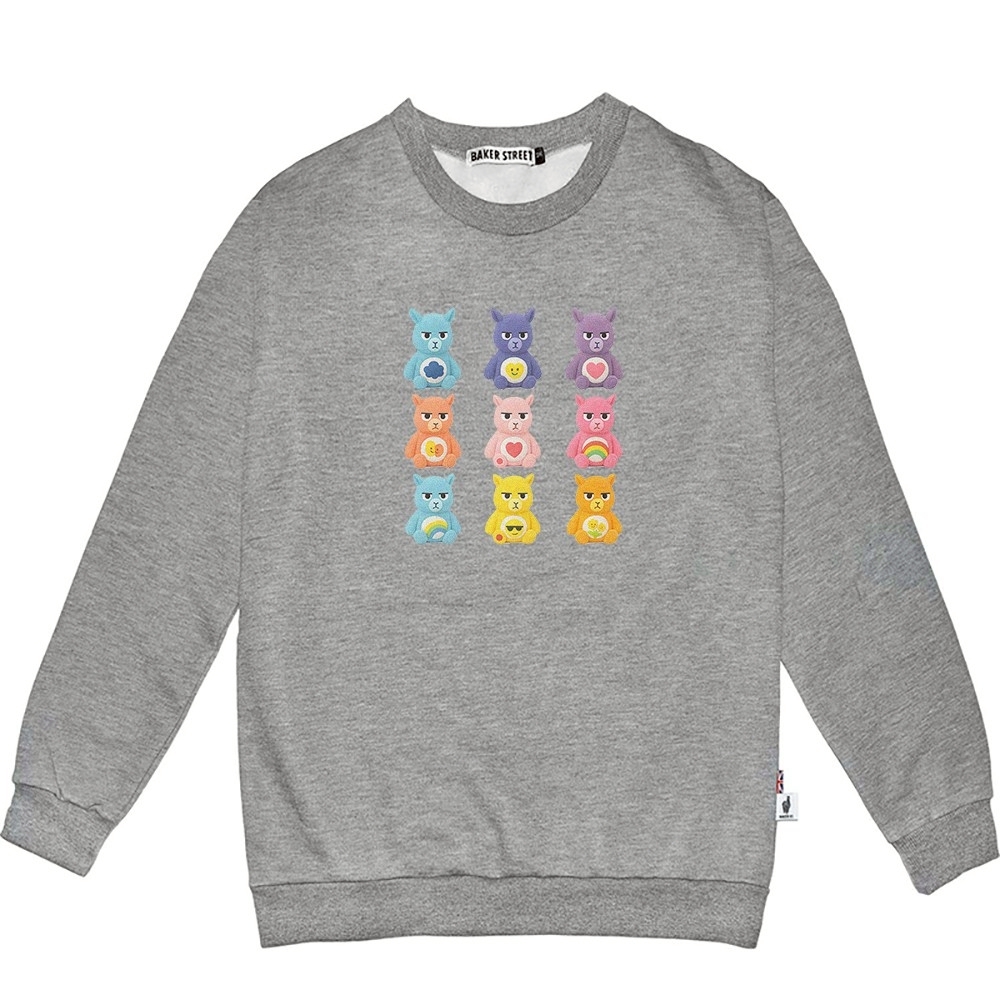 Carepaca彩虹羊駝 高磅數長袖圓T