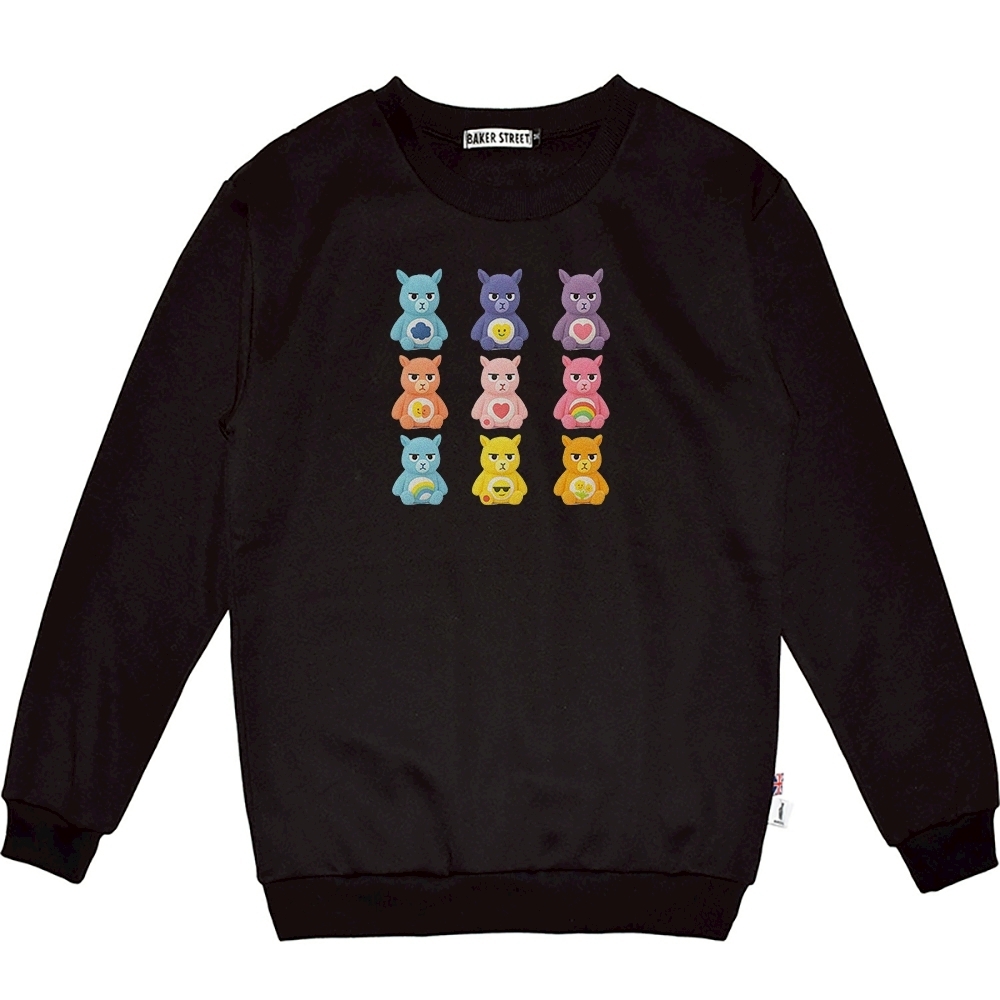 Carepaca彩虹羊駝 高磅數長袖圓T