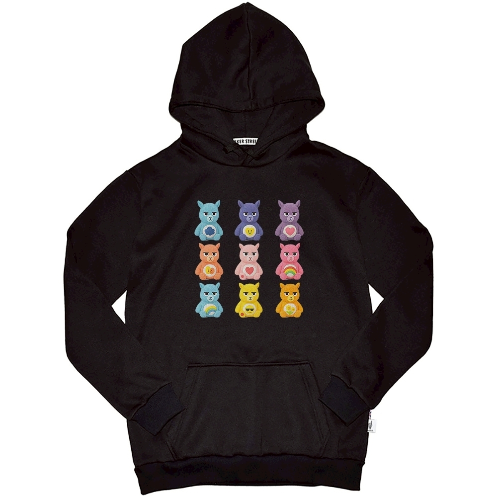 Carepaca彩虹羊駝  高磅數長袖帽T