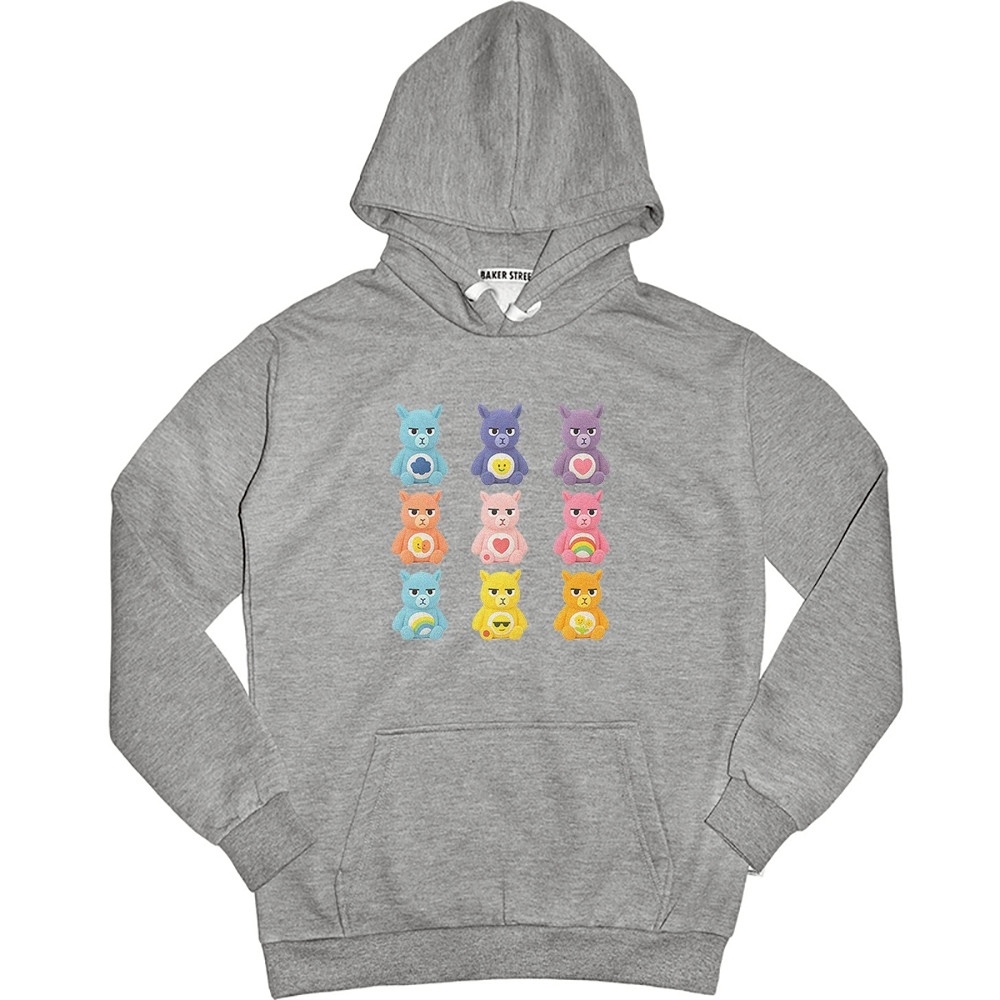 Carepaca彩虹羊駝  高磅數長袖帽T