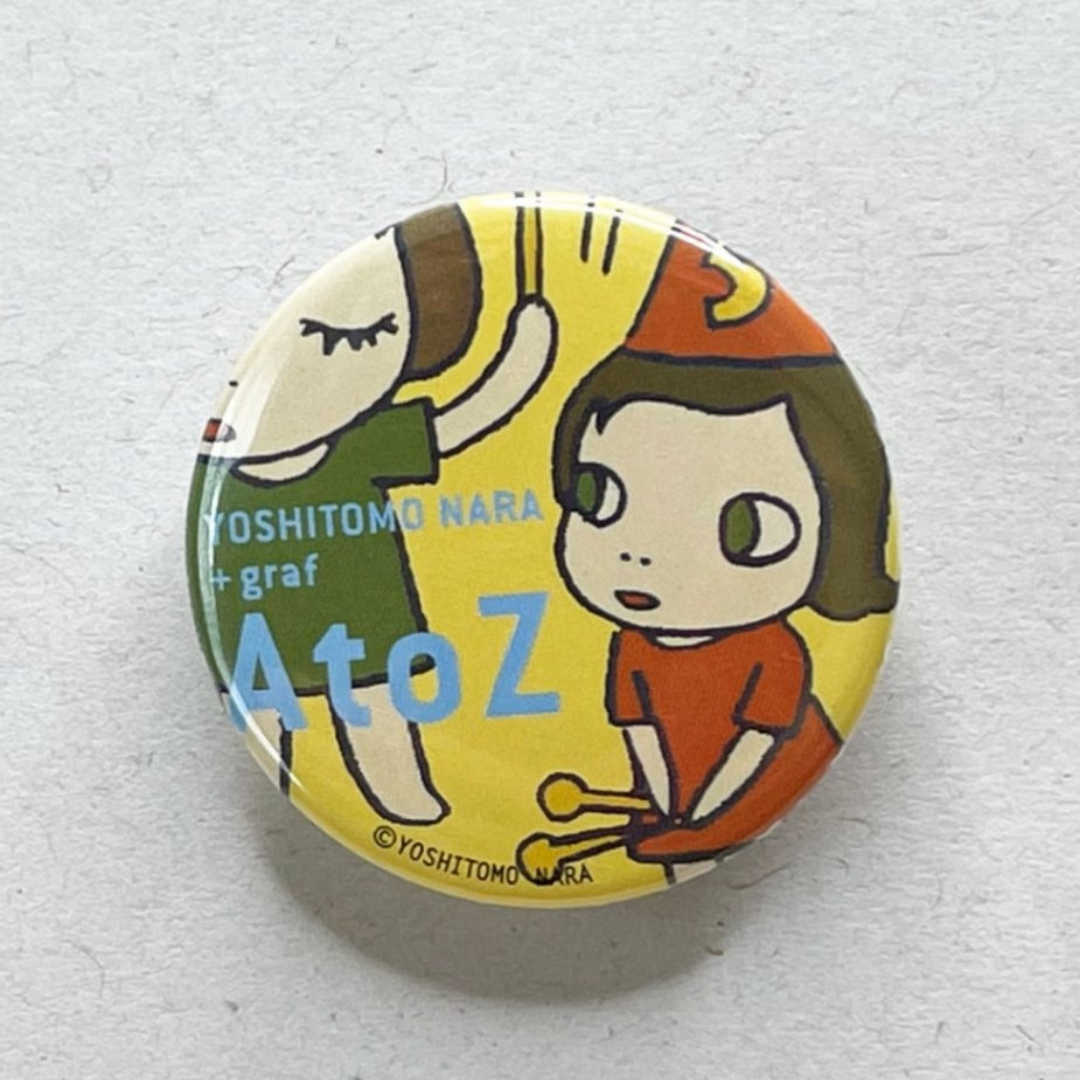 Yoshitomo Nara Small Can Badge [AtoZ Girl 3]