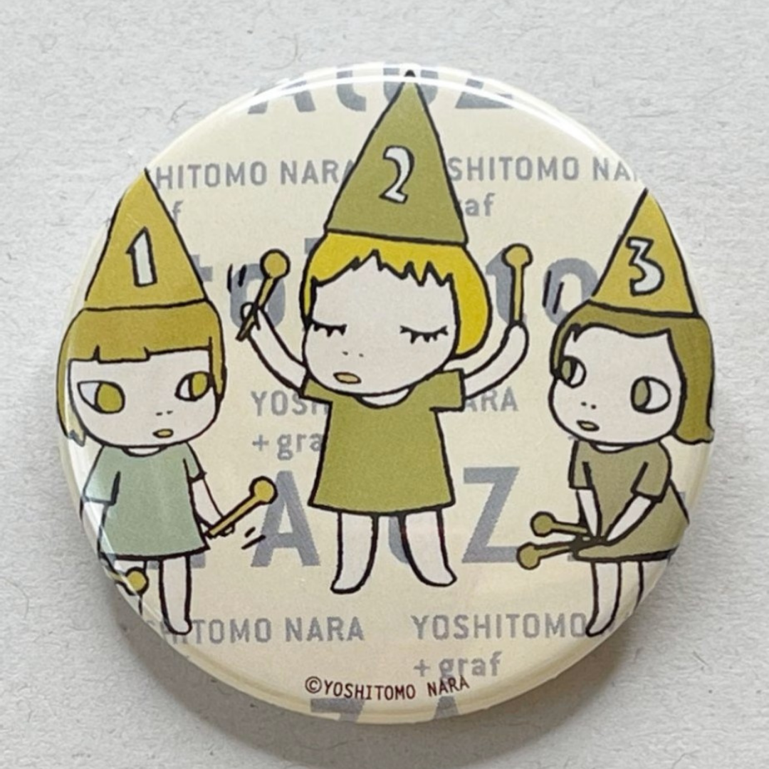 Yoshitomo Nara Large Can Badge [AtoZ 3 Girls]