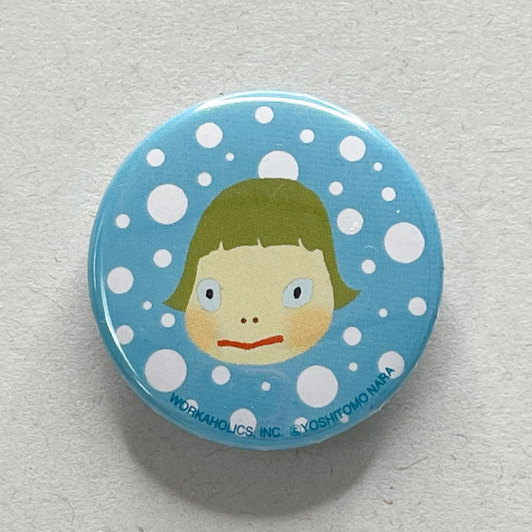 Yoshitomo Nara Small Can Badge [Polka Dot]