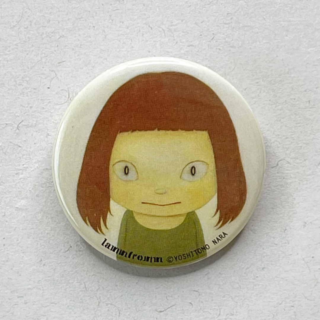 Yoshitomo Nara Small Can Badge [Cat Eye Girl]