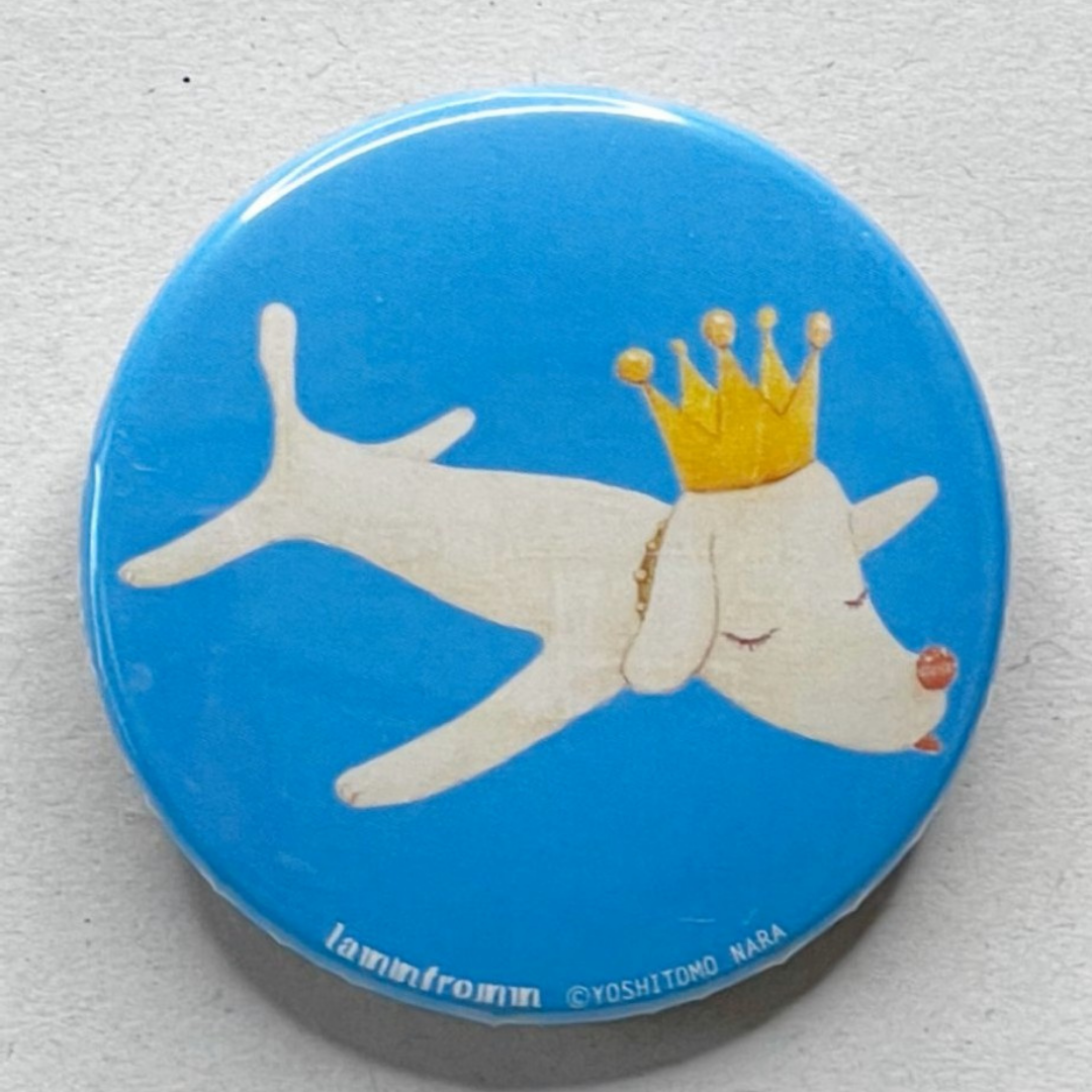 Yoshitomo Nara Large Can Badge [Pup King]